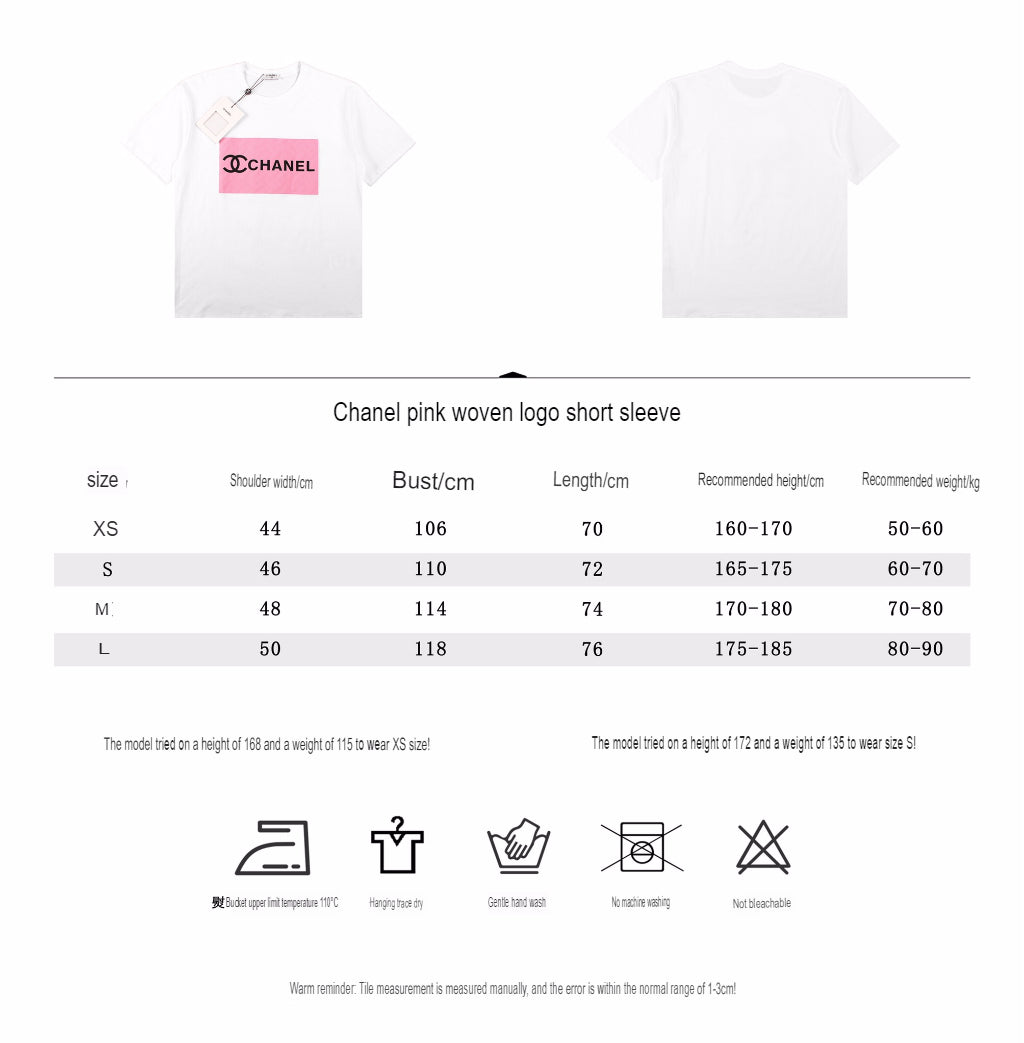 T-shirt Chanel à logo classique