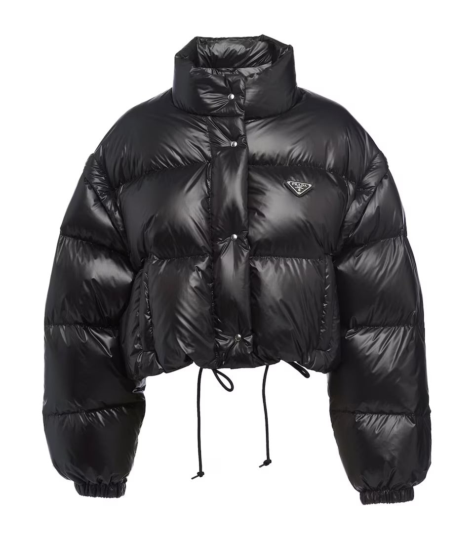 VESTE BRILLANTE PRADA NOIRE