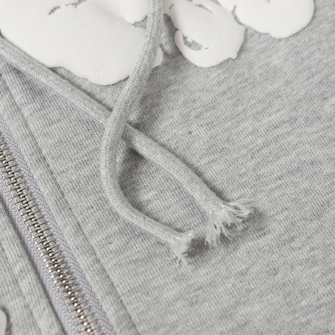 Denim Trs Zip Hoodie