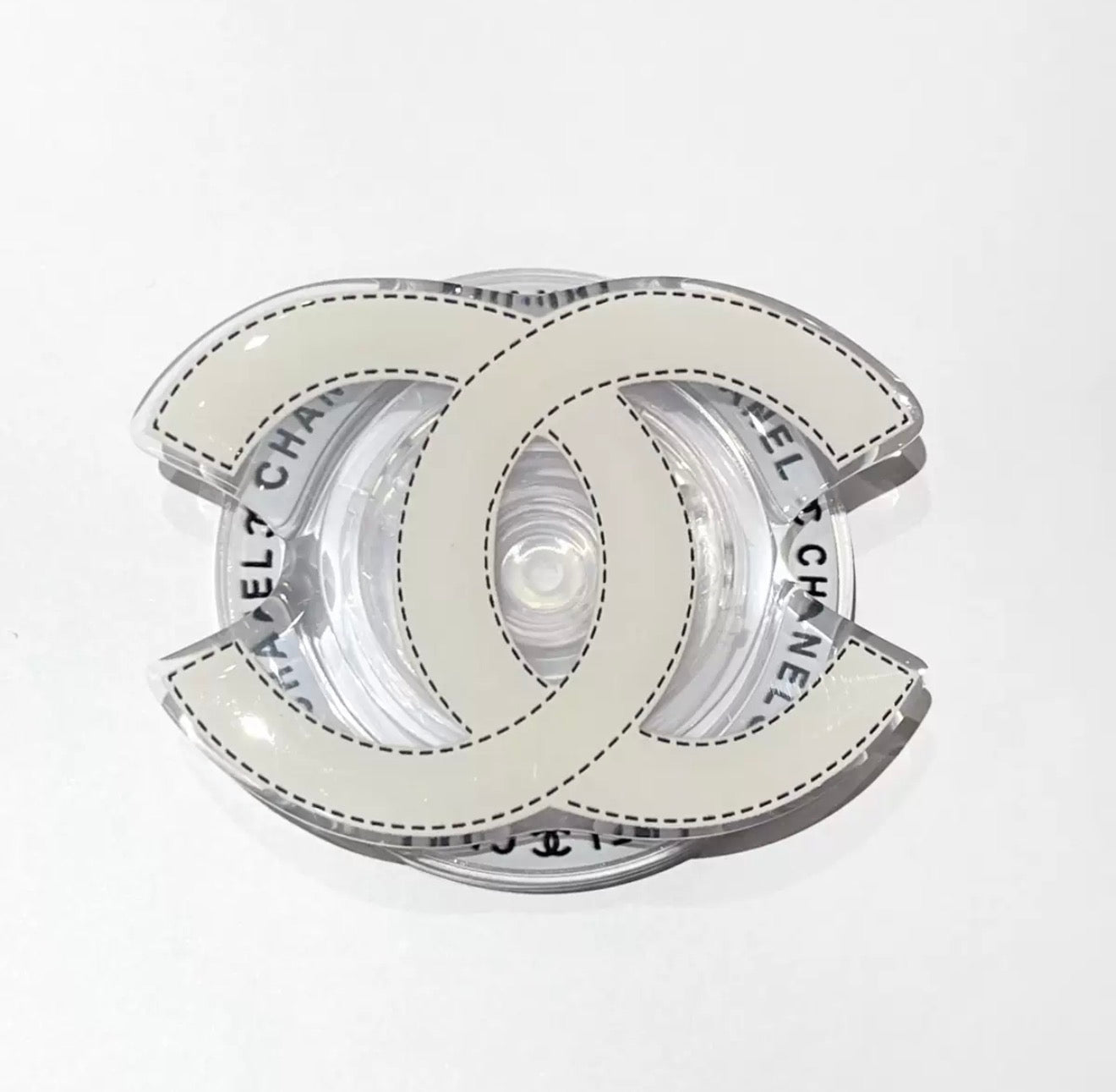 Logo magnétique CC Popsocket blanc