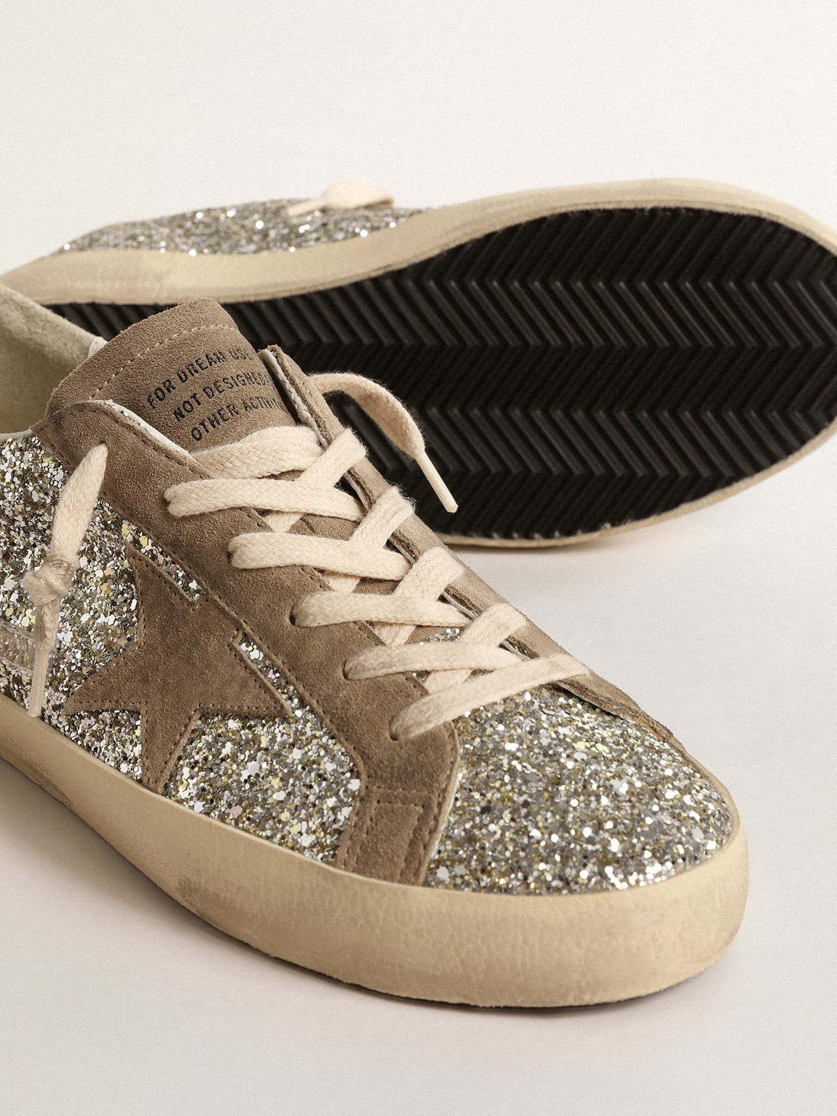 Baskets Golden Goose Super-Star à paillettes intégrales