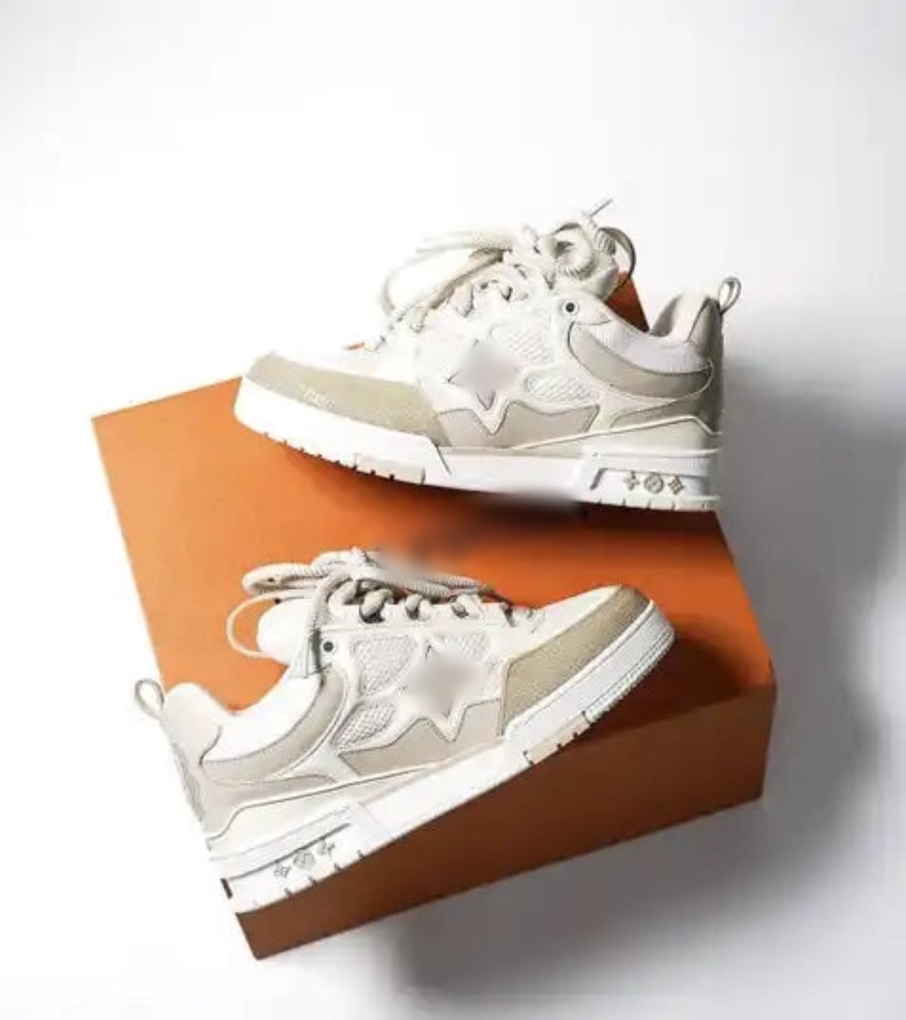 Baskets beiges LV Skate