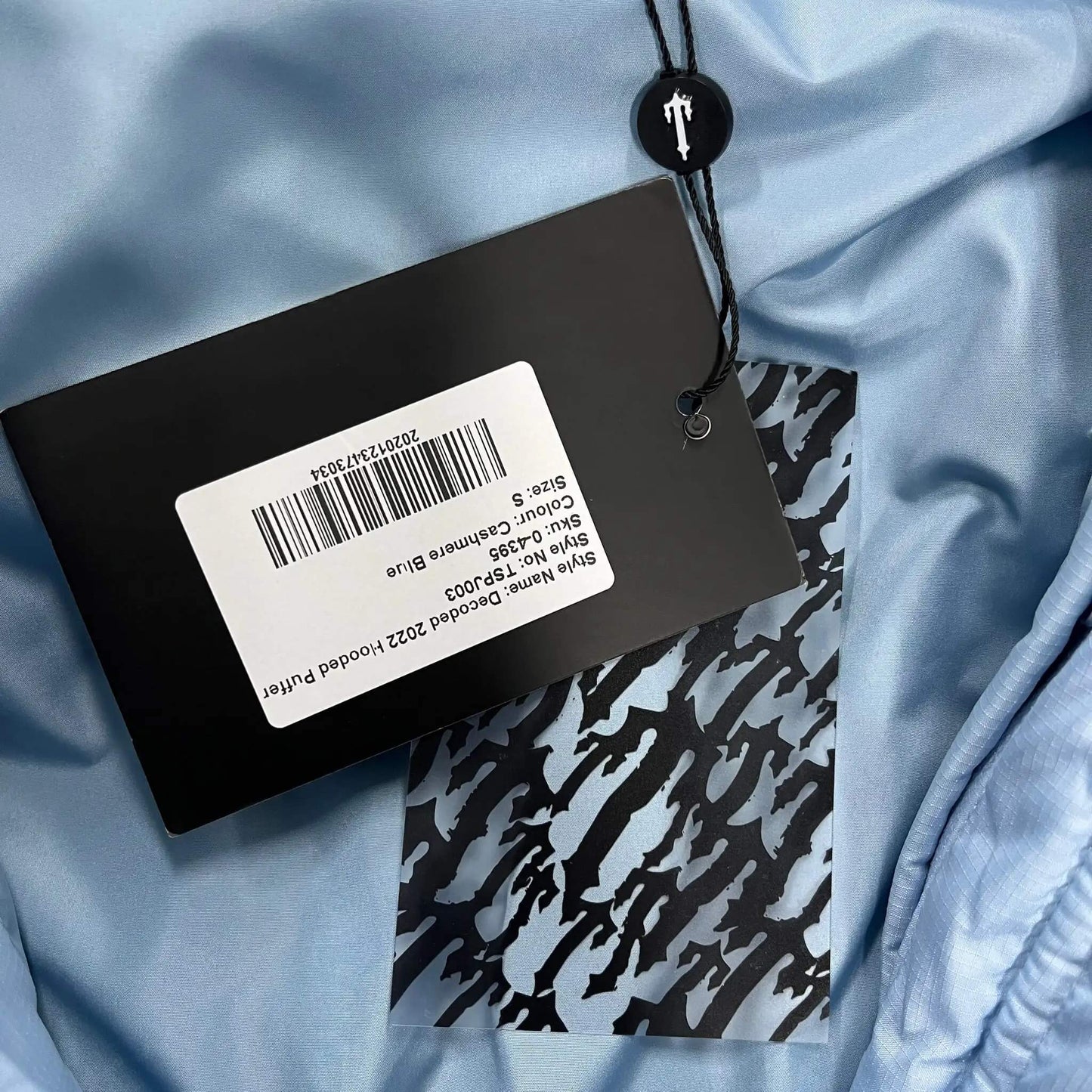 Veste bleue ciel secrète