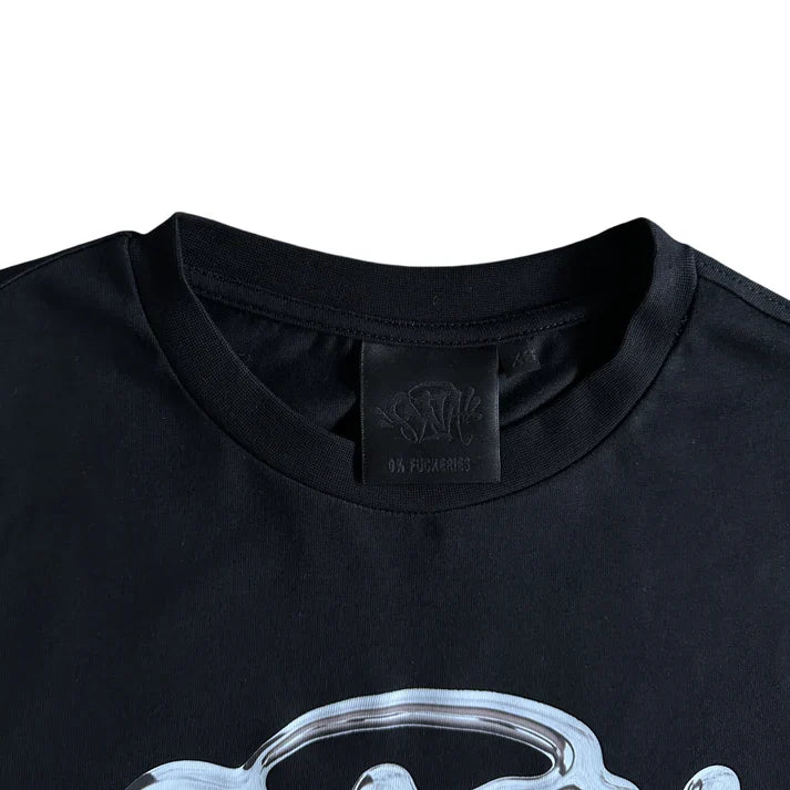 Syna World Chrome Tee Short Sleeve T-shirt - Black