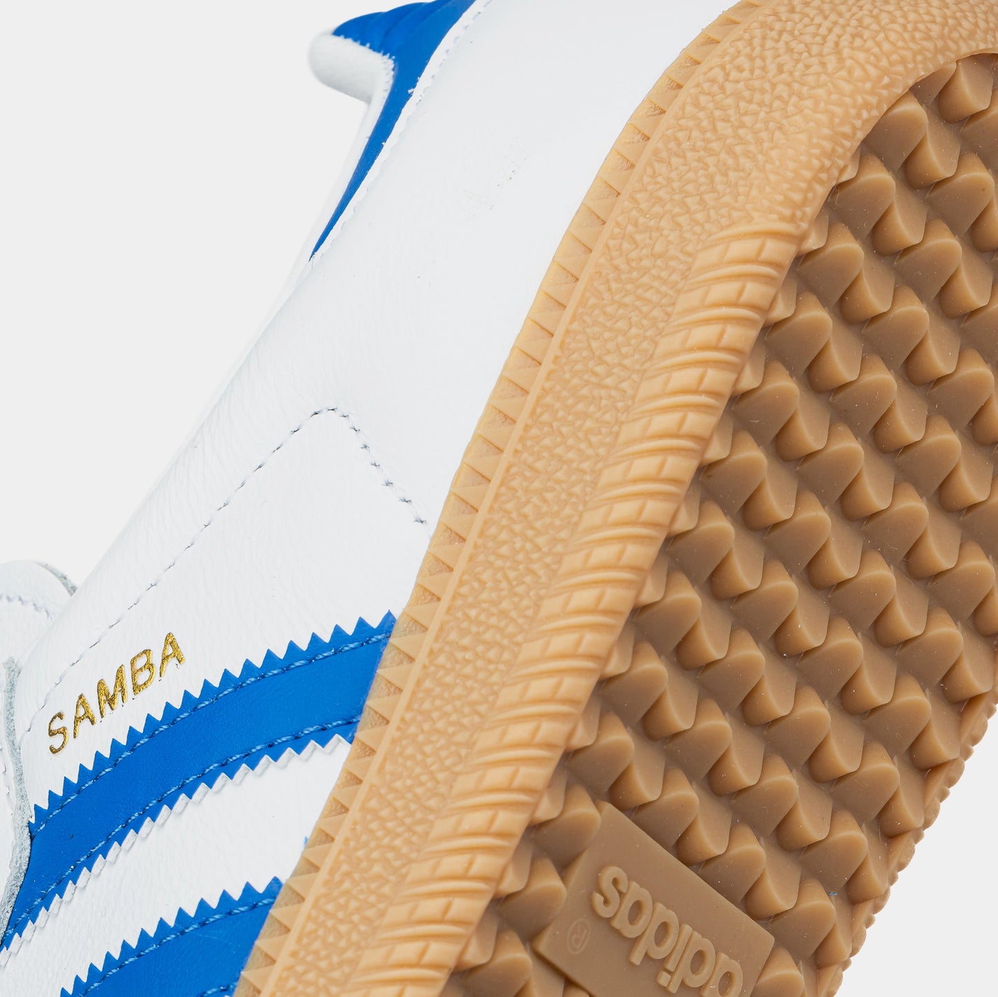 Samba OG Grade School Lifestyle Shoes (Cloud White/Blue/Gum)