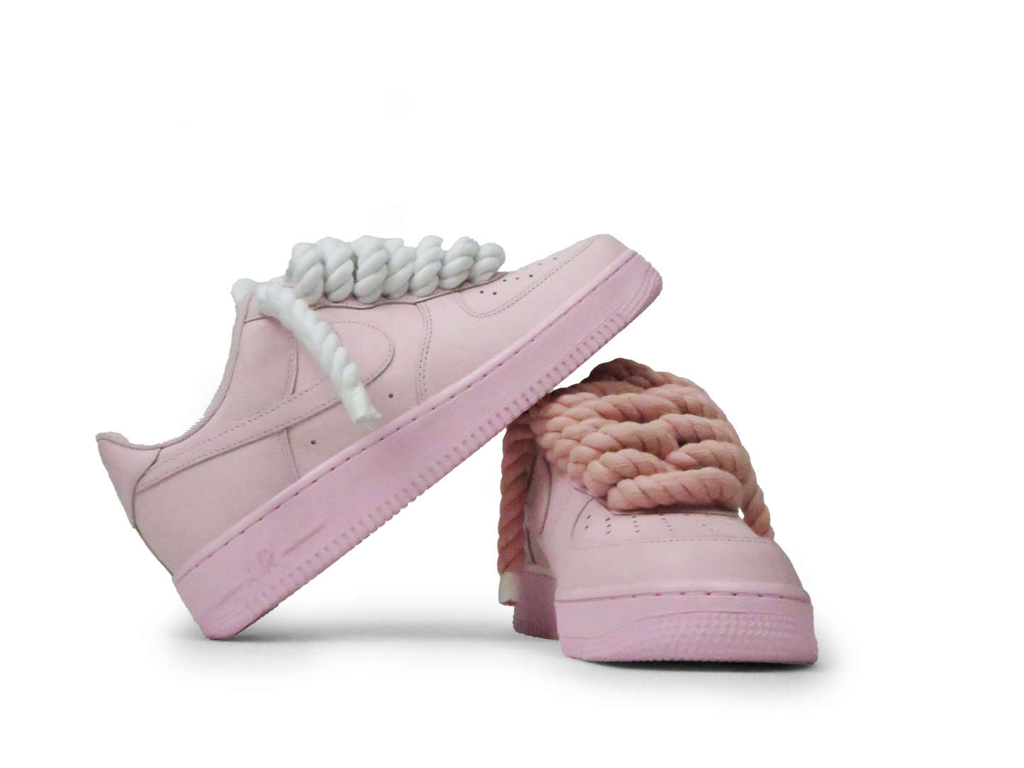 LACETS EN CORDE ROSE AIR FORCE 1