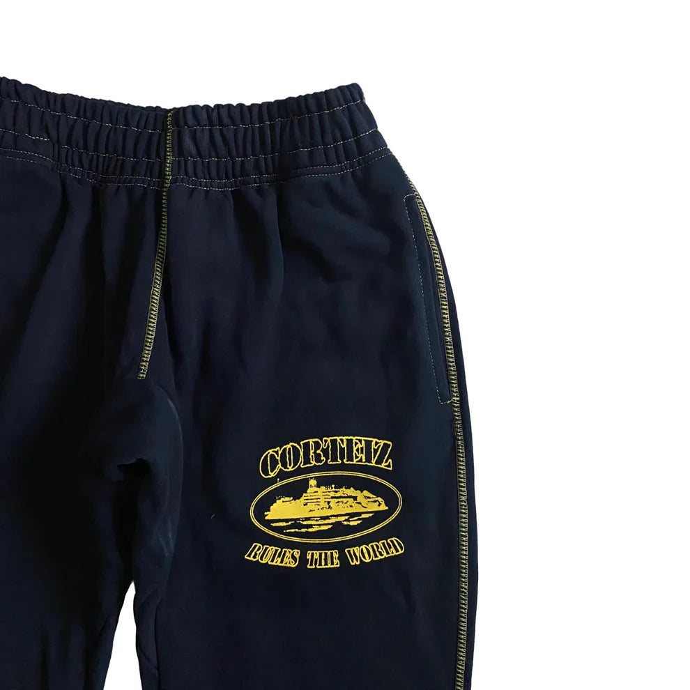 Corteiz Superior Jogging - (NOIR/JAUNE)