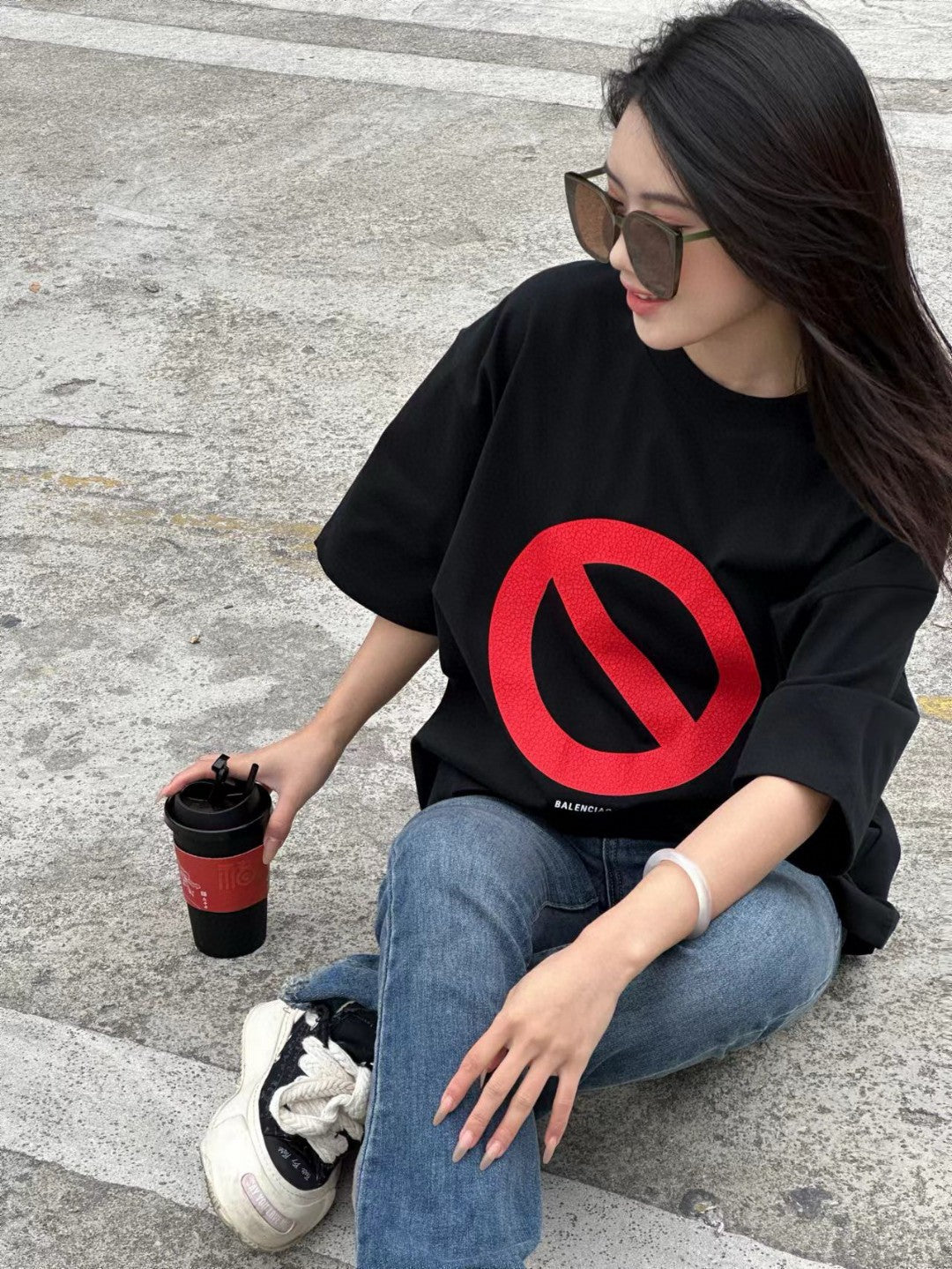 T-shirt Balenciaga - Symbole de la Prohibition