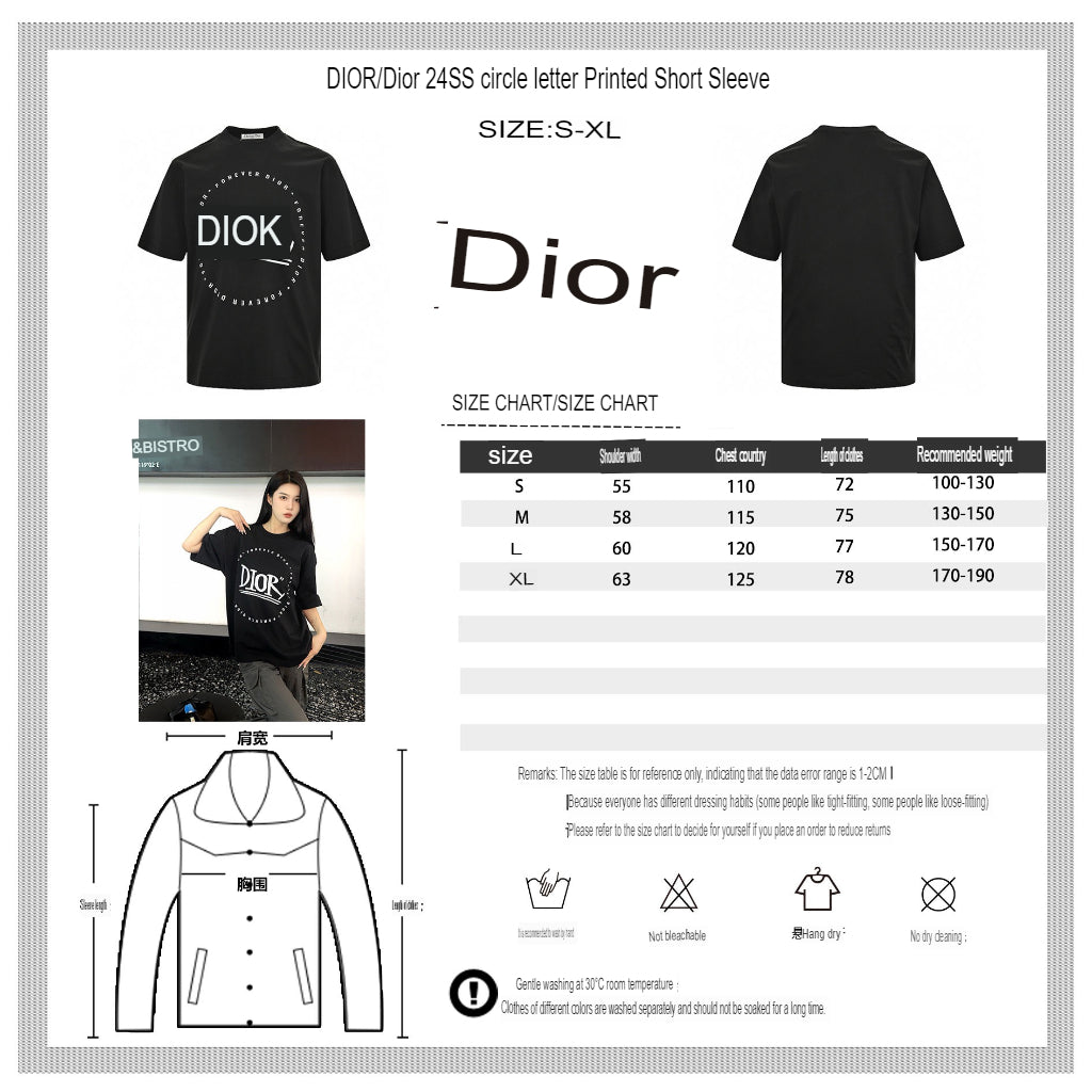 T-shirt Dior « Forever Dior » (noir)