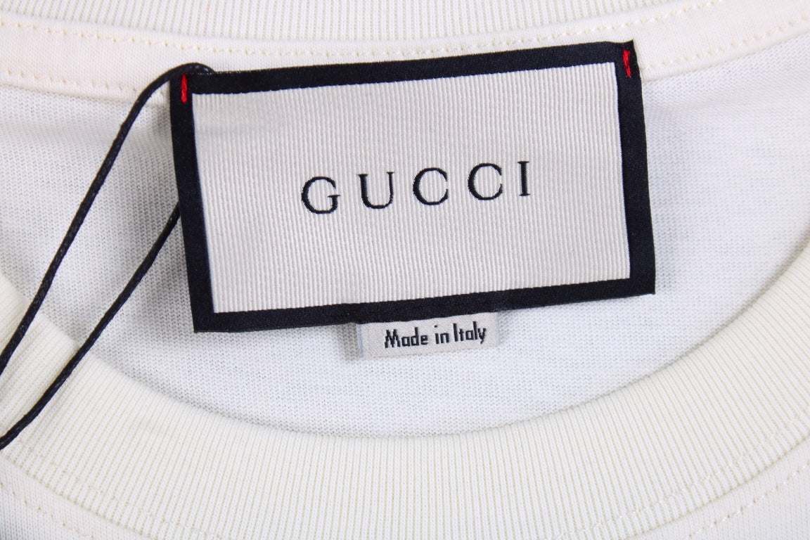 T-shirt Gucci Bunny Trio (Blanc)