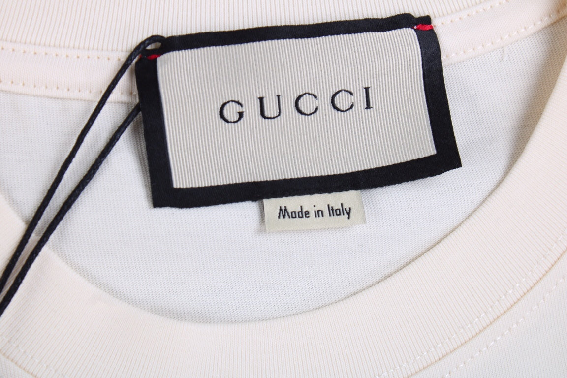 T-shirt Gucci à motif de champignons