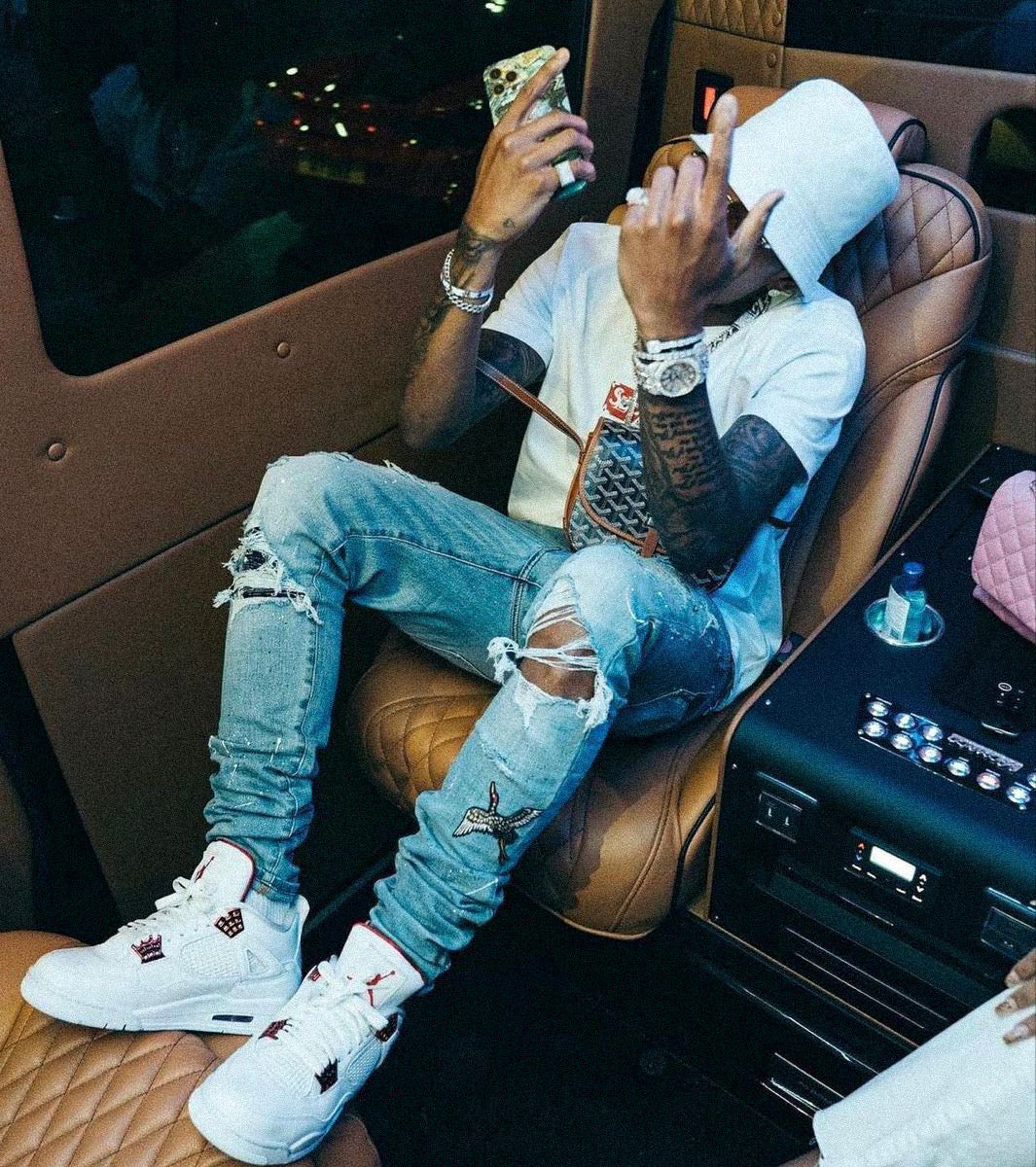 J4 Rétro Rouge Métallisé