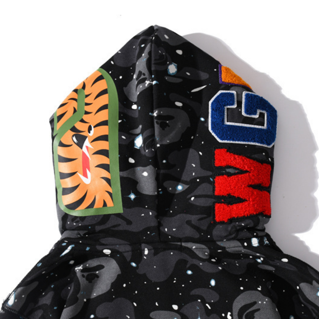 Sweat à capuche zippé Bape