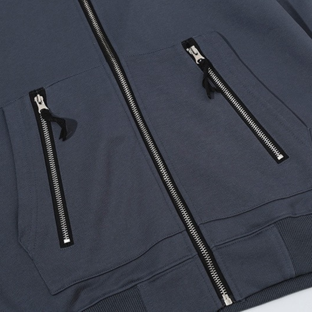 Sweat à capuche zippé Stone Monogram 2.0