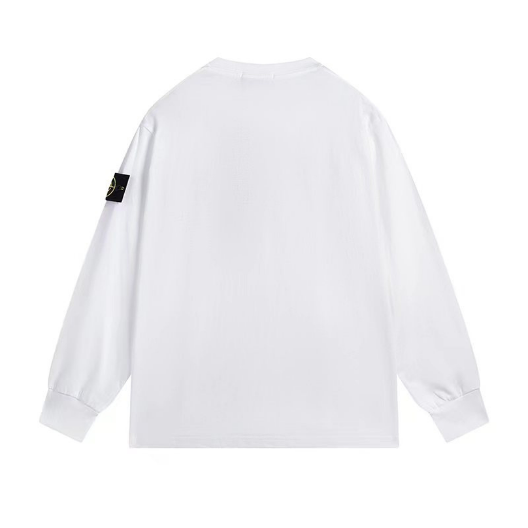 Sweat-shirt à monogramme en pierre