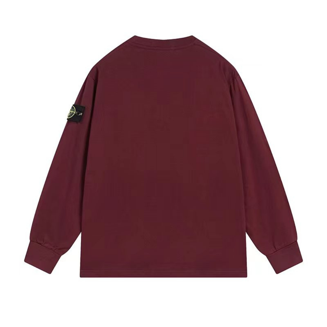 Sweat-shirt à monogramme en pierre