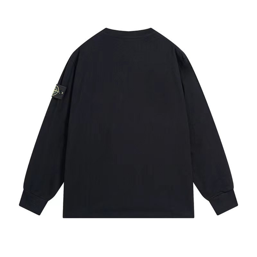 Sweat-shirt à monogramme en pierre