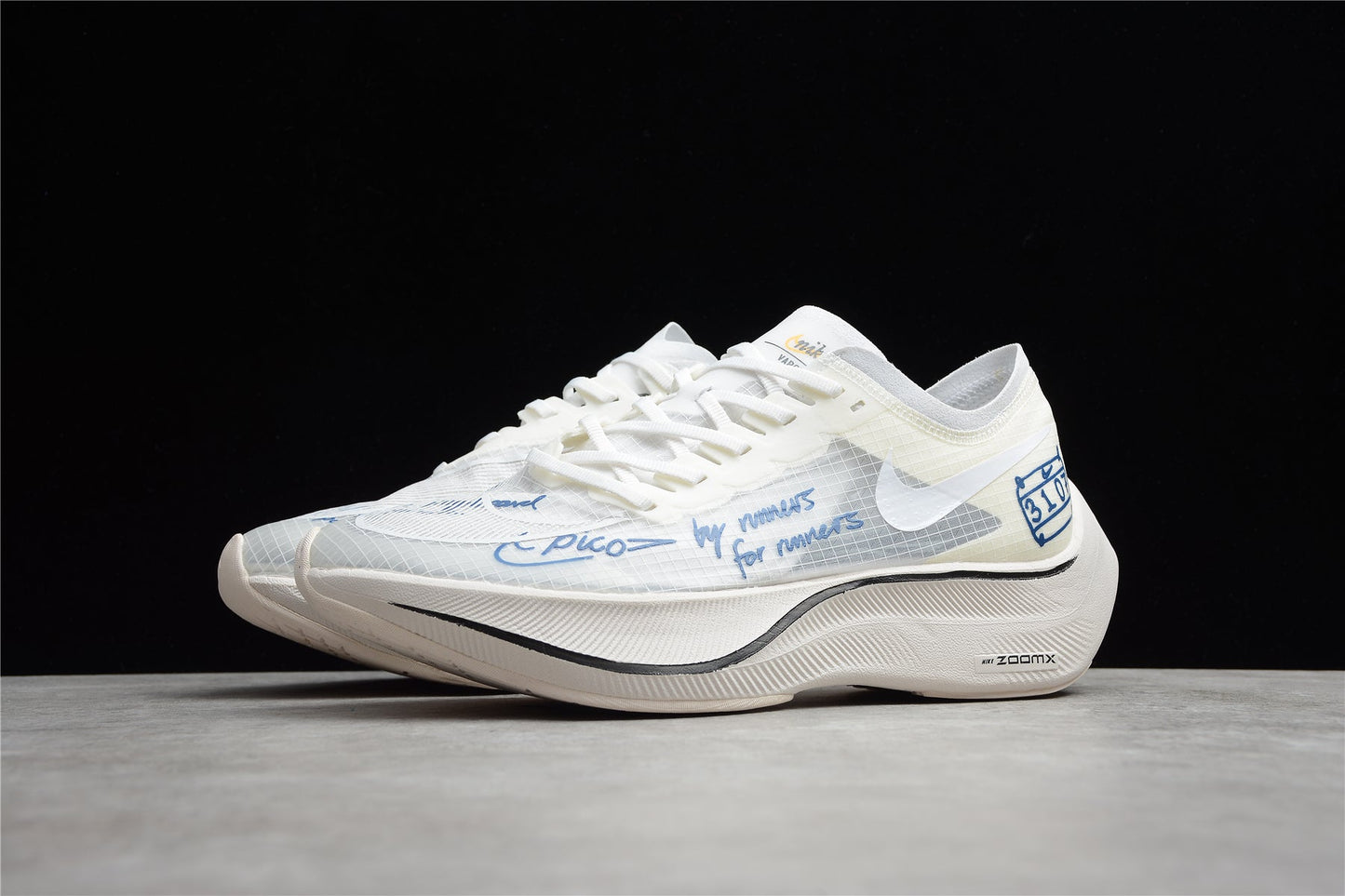 ZoomX Vaporfly NEXT% 2 Blanc et Bleu