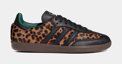 Samba OG Cheetah Womens Lifestyle Shoes (Core Black/Collegiate Green/Cream White)