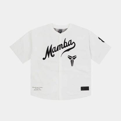 Kobe Mamba Baseball Mens Jersey (Beige/Black)