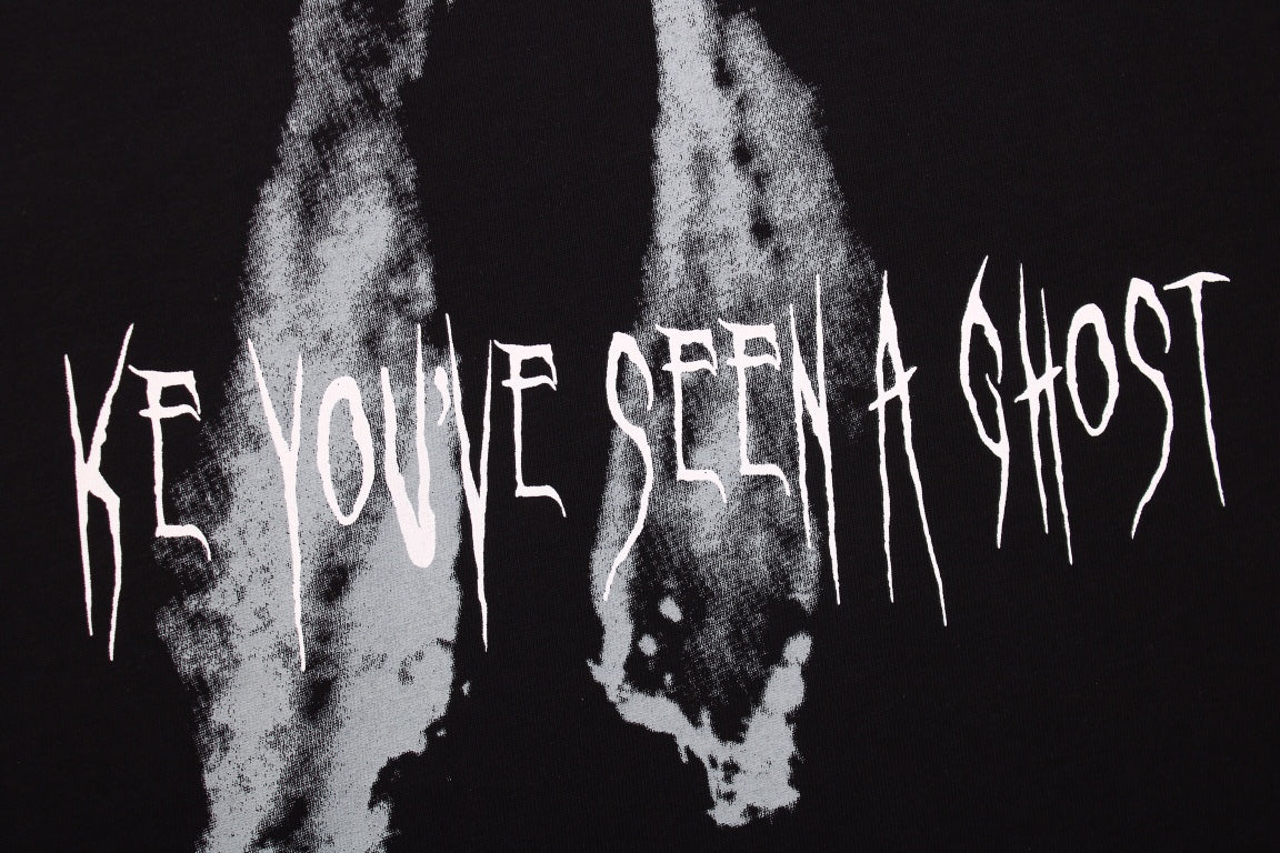 T-shirt noir CHROME HEARTS x KIDS SEE GHOSTS