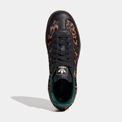 Samba OG Cheetah Womens Lifestyle Shoes (Core Black/Collegiate Green/Cream White)