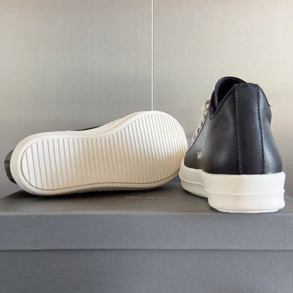 Baskets basses noires Rick Owens