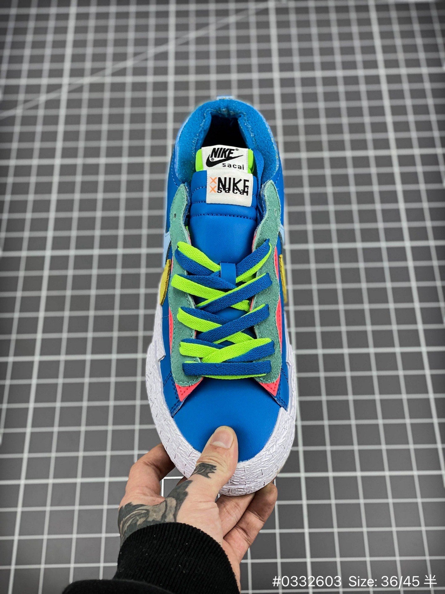 KAWS x Sacai x Nike Blazer "Bleu Neptune"