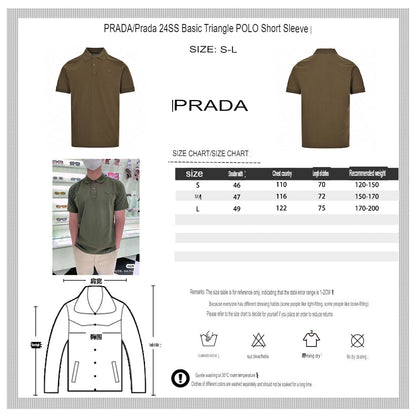 Polo Prada classique vert olive