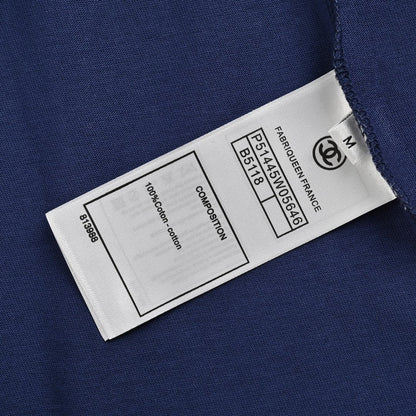 T-shirt à logo Chanel (bleu marine)