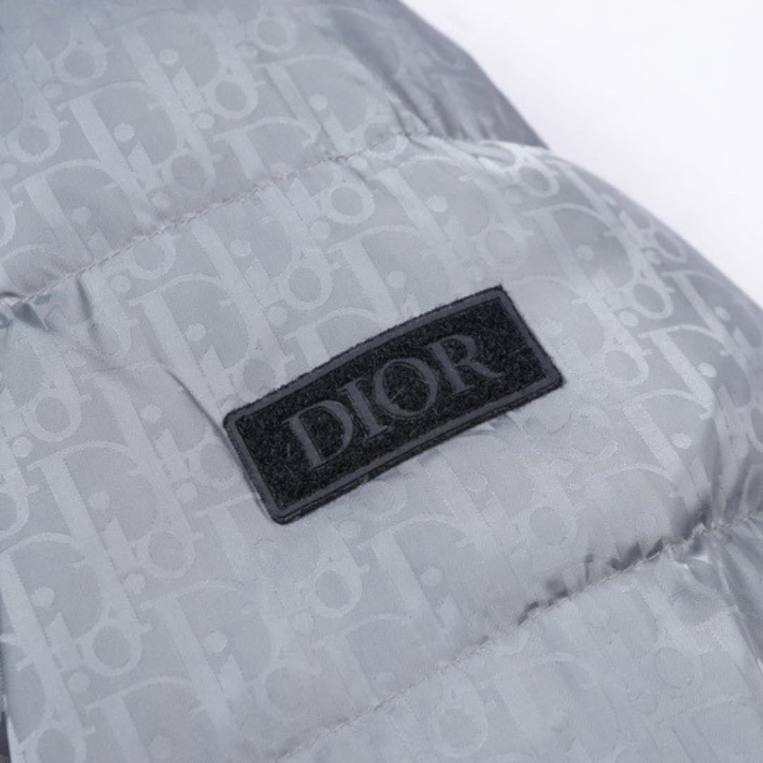 Veste grise monogrammée