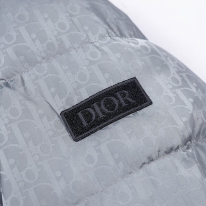 Veste grise monogrammée