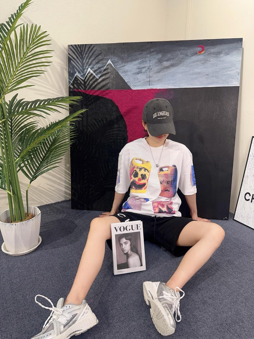 T-shirt graphique Prada (blanc)