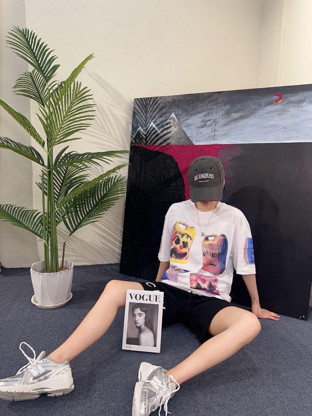 T-shirt graphique Prada (blanc)