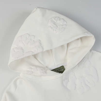 Denim Trs Full White Tracksuit