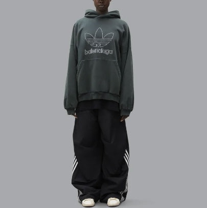 Sweat à capuche noir Balenciaga x Adidas 