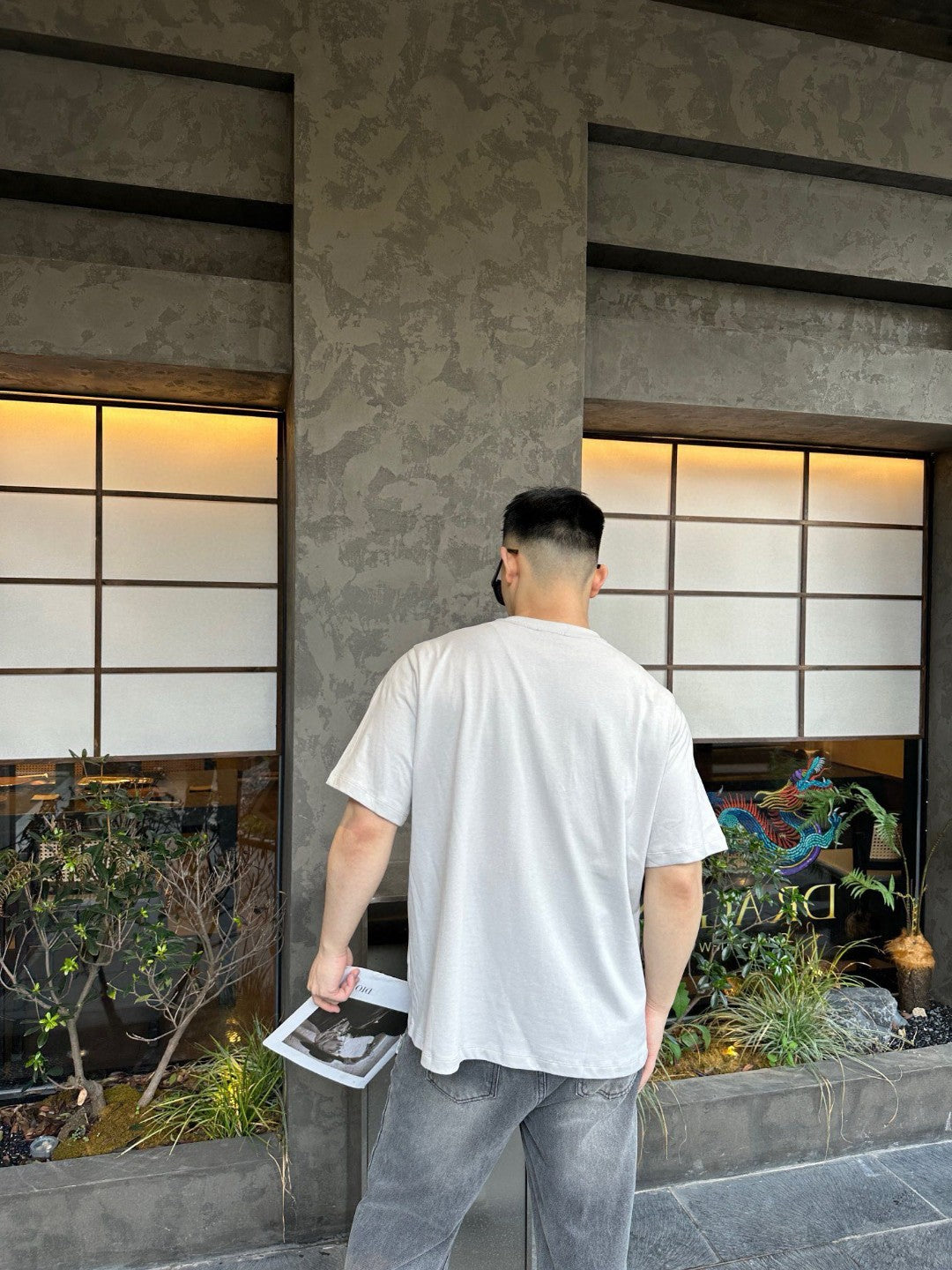 T-shirt Chanel Milano Fashion Week (Gris)