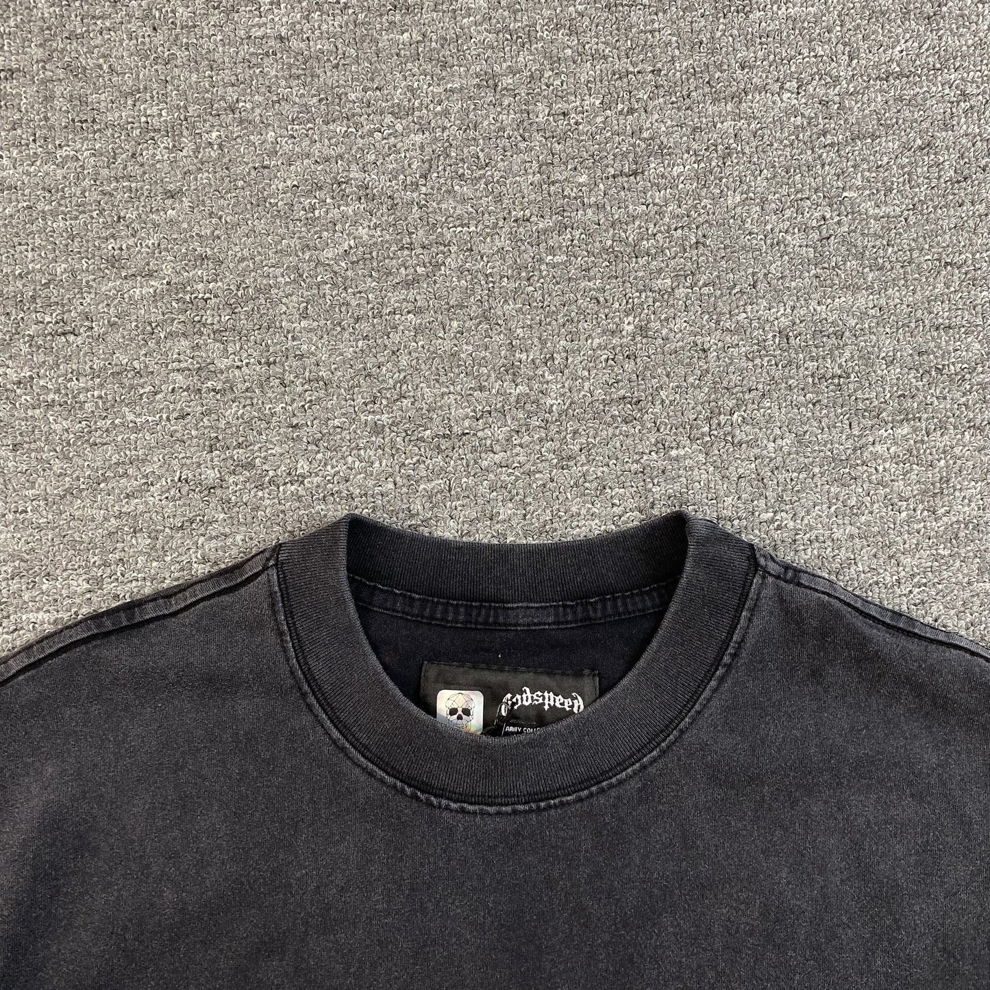 GODSPEED AMIGOS T-SHIRT WASHED BLACK