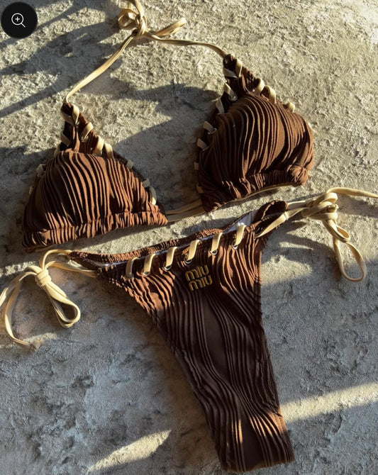 MIU MIU BIKINI MARRON