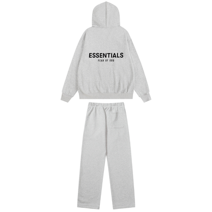 Essentials Relaxed Light Grey Tracksuit