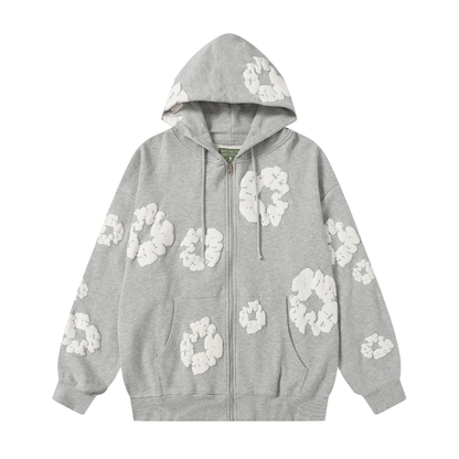 Denim Trs Zip Hoodie