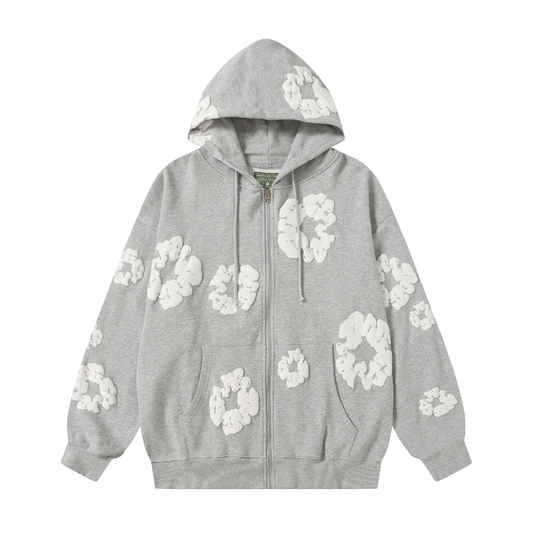 Denim Trs Zip Hoodie