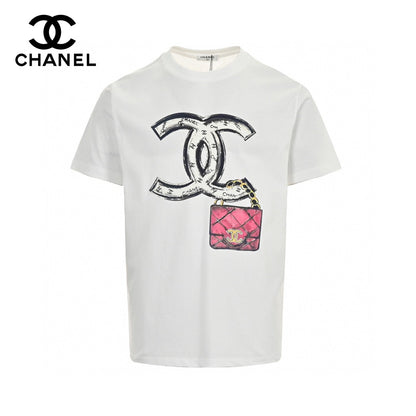 T-shirt à logo Chanel (blanc)