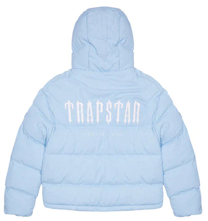 Doudoune à capuche Trapstar Decoded 2.0 - Bleu glacier