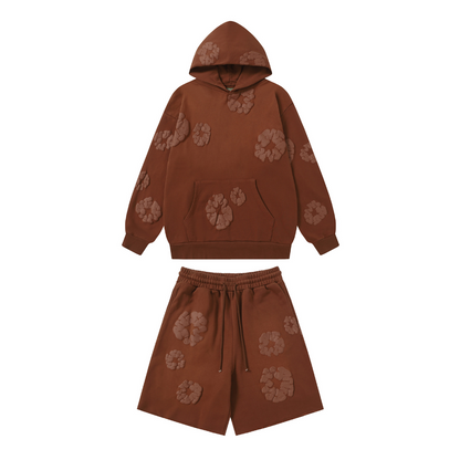 Ensemble en denim marron