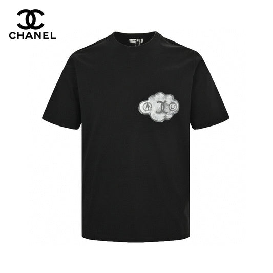 T-shirt Chanel Cloud Logo noir