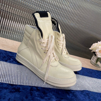 Baskets Rick Owens Geobasket - Crème