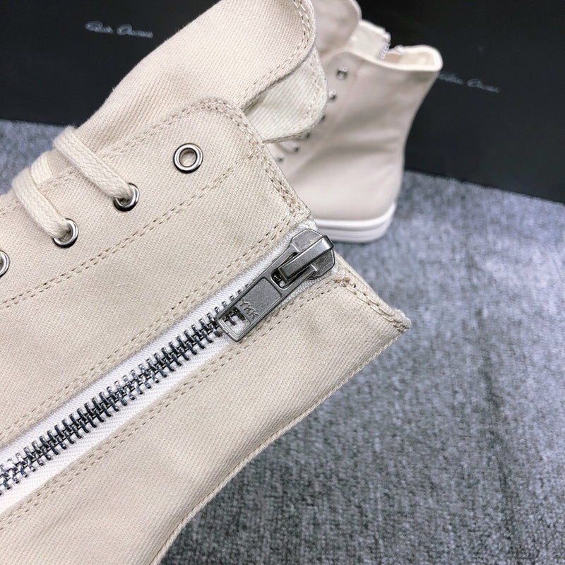 Baskets montantes en toile