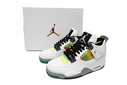 Jordan WMNS 4 Retro Jamaica Blanc Vert 