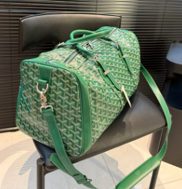 GOYARD BOSTON 50 TRAVEL BAG GREEN